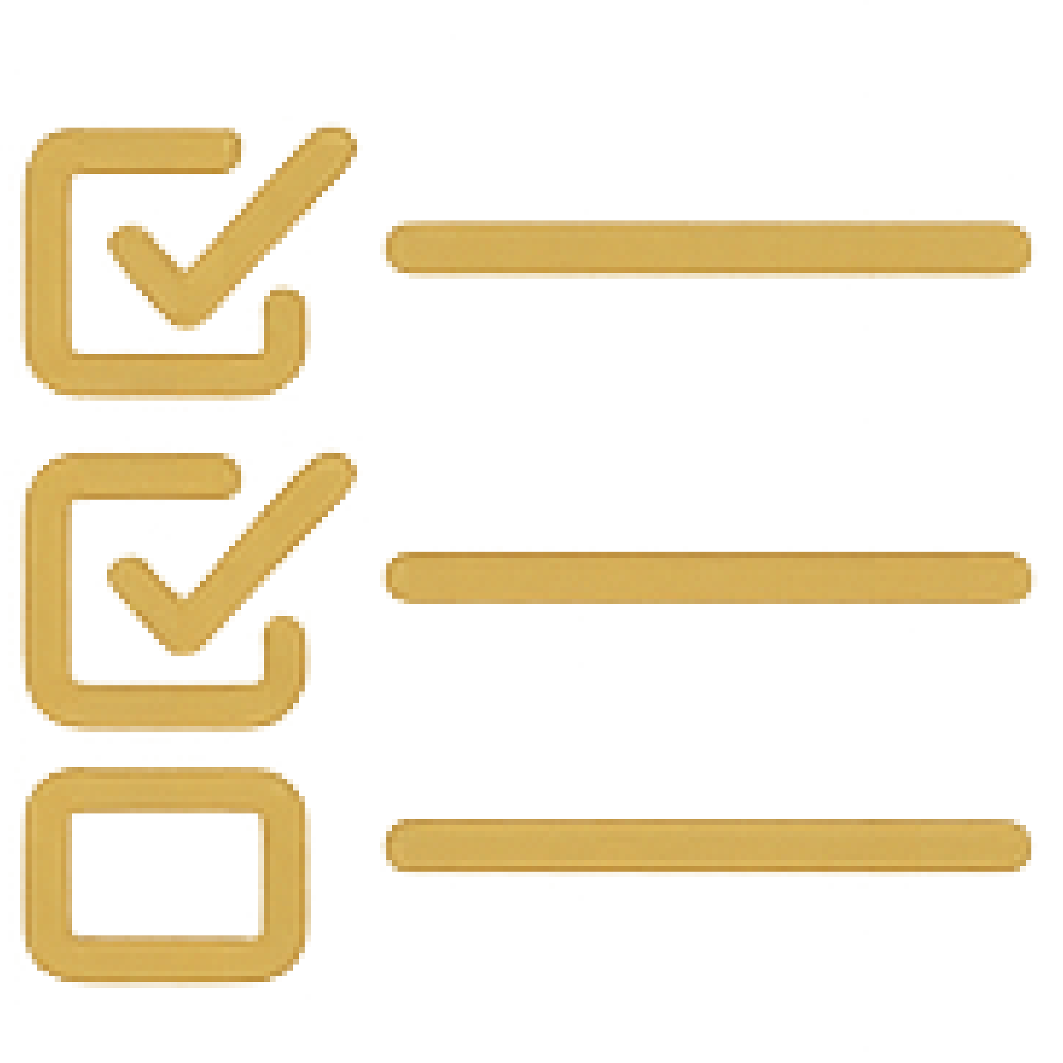 Structured IT planning checklist icon
